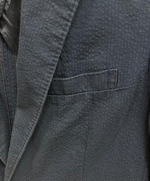POLO RALPH LAUREN（ポロ・ラルフローレン）POLO RALPH LAUREN (ポロ・ラルフローレン) シアサッカージャケット ネイビーの古着・服飾アイテム