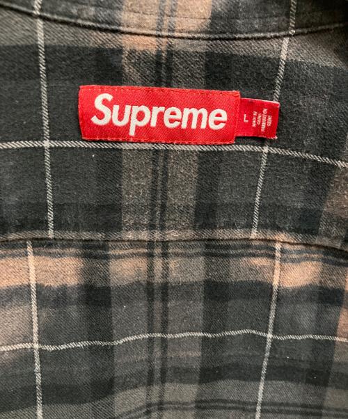 SUPREME（シュプリーム）SUPREME (シュプリーム) エクソシスト・フランネル・シャツ ブラック サイズ:Lの古着・服飾アイテム