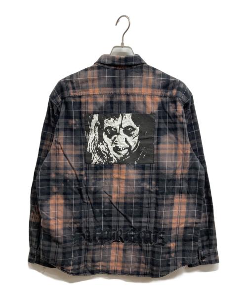 SUPREME（シュプリーム）SUPREME (シュプリーム) エクソシスト・フランネル・シャツ ブラック サイズ:Lの古着・服飾アイテム