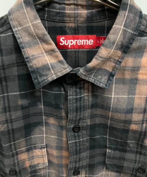 SUPREME（シュプリーム）SUPREME (シュプリーム) エクソシスト・フランネル・シャツ ブラック サイズ:Lの古着・服飾アイテム