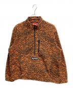 SUPREMEシュプリーム）の古着「ポーラテック ハーフ ジップ プルオーバー "タイガー"」｜オレンジ