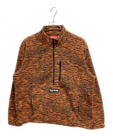 SUPREME（シュプリーム）の古着「ポーラテック ハーフ ジップ プルオーバー "タイガー"」｜オレンジ