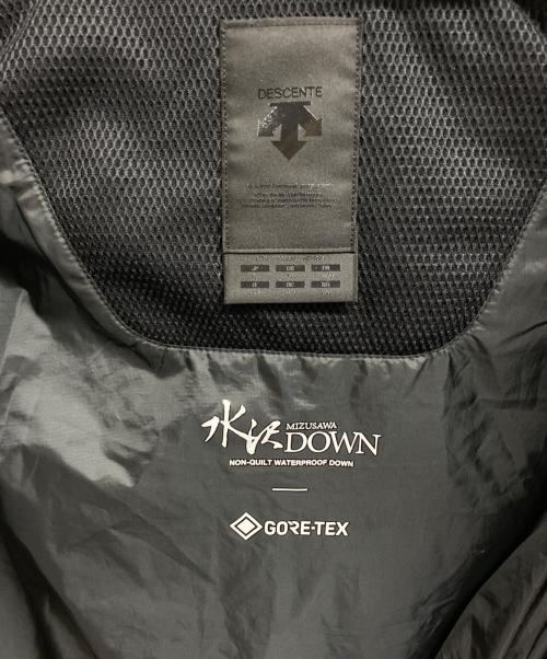 DESCENTE ALLTERRAIN（デザイント オルテライン）DESCENTE ALLTERRAIN (デザイント オルテライン) MIZUSAWA DOWN JACKET GORE-TEX AMBIT ブラック サイズ:Lの古着・服飾アイテム