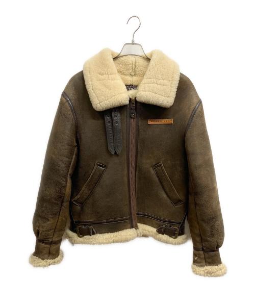 AVIREX（アヴィレックス）AVIREX (アヴィレックス) TYPE B-3ムートンフライトジャケット ブラウン サイズ:36の古着・服飾アイテム