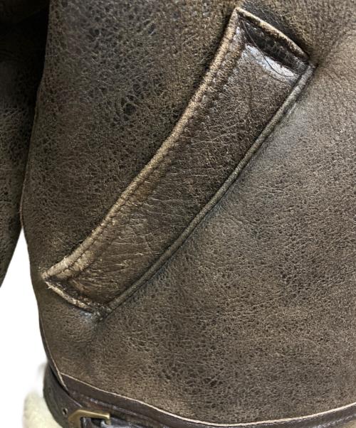 AVIREX（アヴィレックス）AVIREX (アヴィレックス) TYPE B-3ムートンフライトジャケット ブラウン サイズ:36の古着・服飾アイテム