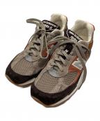 NEW BALANCEニューバランス）の古着「ローカットスニーカー」｜ブラウン×ベージュ