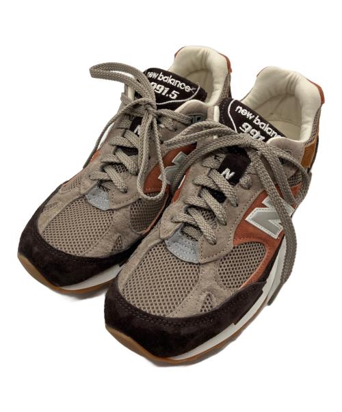 NEW BALANCE（ニューバランス）NEW BALANCE (ニューバランス) ローカットスニーカー ブラウン×ベージュ サイズ:UK6 1/2の古着・服飾アイテム