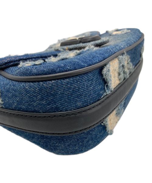 MARC JACOBS（マークジェイコブス）MARC JACOBS (マークジェイコブス) The Denim Clover Shoulder Bag インディゴの古着・服飾アイテム