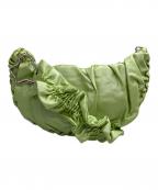 POPPYポピー）の古着「Half-moon gathered bag (green)」｜グリーン