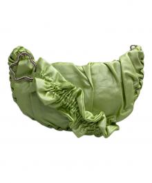POPPY（ポピー）の古着「Half-moon gathered bag (green)」｜グリーン