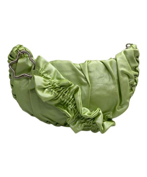 POPPY（ポピー）POPPY (ポピー) Half-moon gathered bag (green) グリーン 未使用品の古着・服飾アイテム