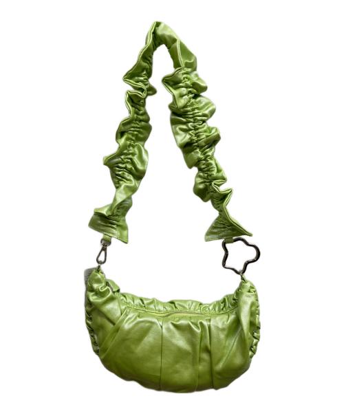 POPPY（ポピー）POPPY (ポピー) Half-moon gathered bag (green) グリーン 未使用品の古着・服飾アイテム