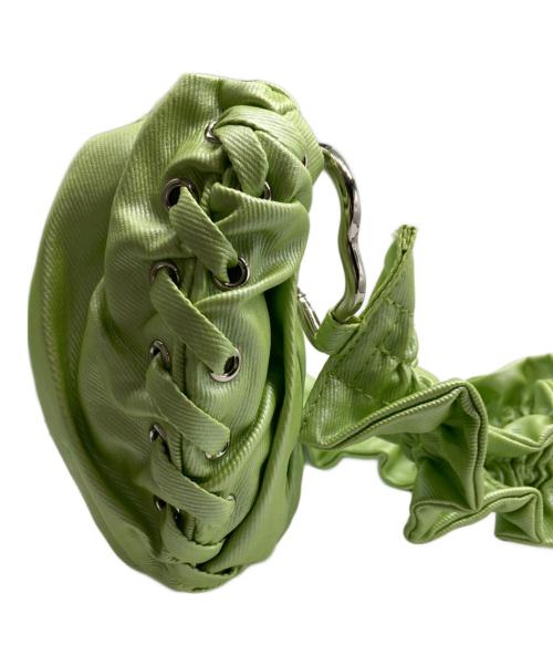 POPPY（ポピー）POPPY (ポピー) Half-moon gathered bag (green) グリーン 未使用品の古着・服飾アイテム