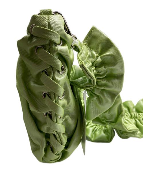 POPPY（ポピー）POPPY (ポピー) Half-moon gathered bag (green) グリーン 未使用品の古着・服飾アイテム
