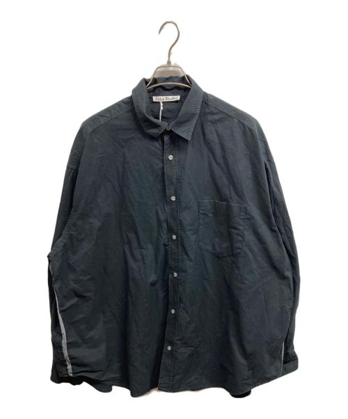 Acne studios（アクネ ストゥディオズ）Acne studios (アクネ ストゥディオズ) ロゴ オーバーサイズ シャツ/	ACNE STUDIOS ネイビー サイズ:46の古着・服飾アイテム