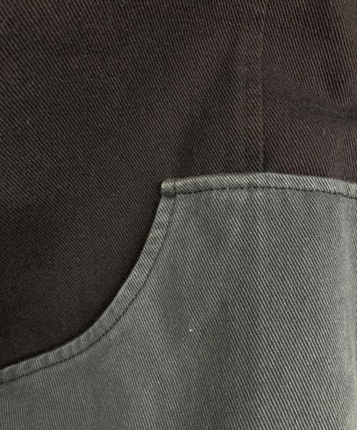 Dime（ダイム）Dime (ダイム) Panel Denim Hooded Bomber ブラック サイズ:Lの古着・服飾アイテム