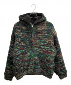 SUPREMEシュプリーム）の古着「Faux Shearling Lined Zip Up Hooded Sweater/Supreme」｜ブラック