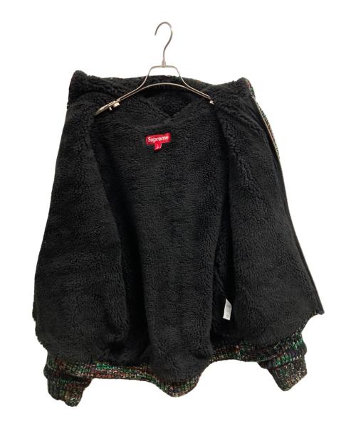 SUPREME（シュプリーム）Supreme (シュプリーム) Faux Shearling Lined Zip Up Hooded Sweater/Supreme ブラック サイズ:Lの古着・服飾アイテム