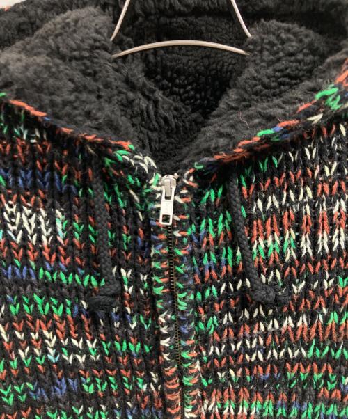 SUPREME（シュプリーム）Supreme (シュプリーム) Faux Shearling Lined Zip Up Hooded Sweater/Supreme ブラック サイズ:Lの古着・服飾アイテム