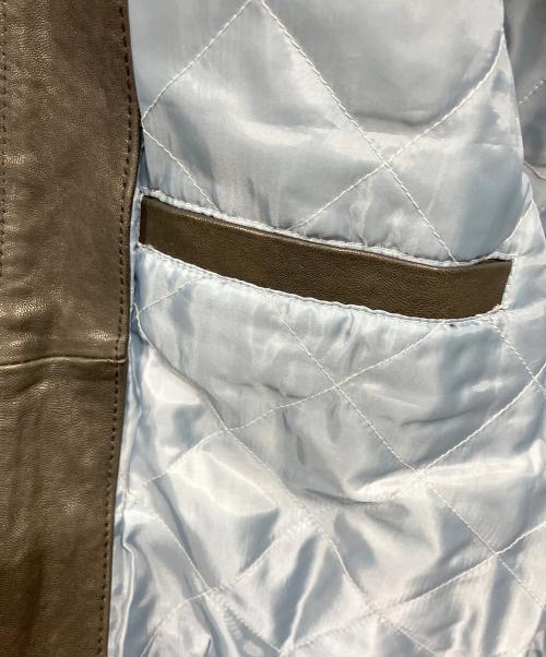 LUKER BY NEIGHBOR HOOD（ルーカーバイネイバーフッド）LUKER BY NEIGHBOR HOOD (ルーカーバイネイバーフッド) シングルラムレザーライダースジャケット ブラック サイズ:Mの古着・服飾アイテム