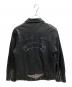 LUKER BY NEIGHBOR HOOD (ルーカーバイネイバーフッド) シングルラムレザーライダースジャケット ブラック サイズ:M：15000円