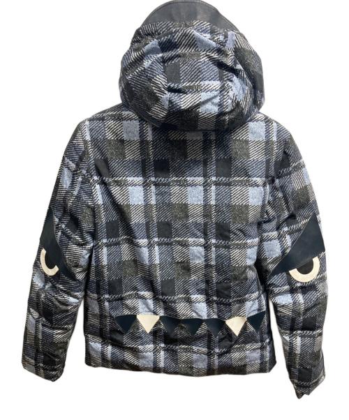FENDI（フェンディ）FENDI (フェンディ) リバーシブルダウンジャケット ブルー サイズ:44の古着・服飾アイテム
