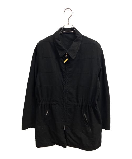 Y's for men（ワイズフォーメン）Y's for men (ワイズフォーメン) ステッチジップコート ブラック サイズ:3の古着・服飾アイテム