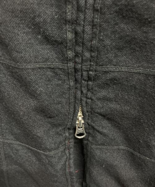 Y's for men（ワイズフォーメン）Y's for men (ワイズフォーメン) ステッチジップコート ブラック サイズ:3の古着・服飾アイテム