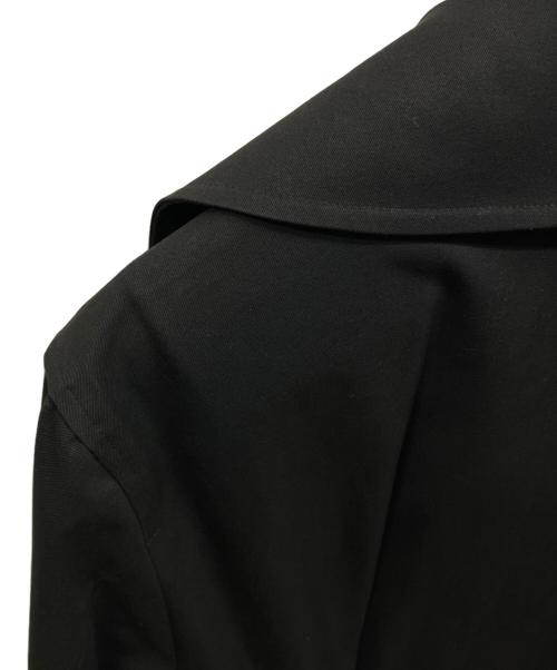 GRENFELL（グレンフェル）GRENFELL (グレンフェル) 裏チェックトレンチコート ブラック サイズ:38の古着・服飾アイテム