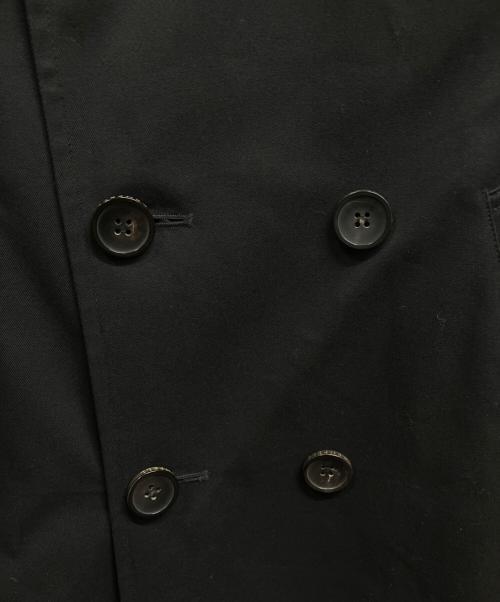 GRENFELL（グレンフェル）GRENFELL (グレンフェル) 裏チェックトレンチコート ブラック サイズ:38の古着・服飾アイテム