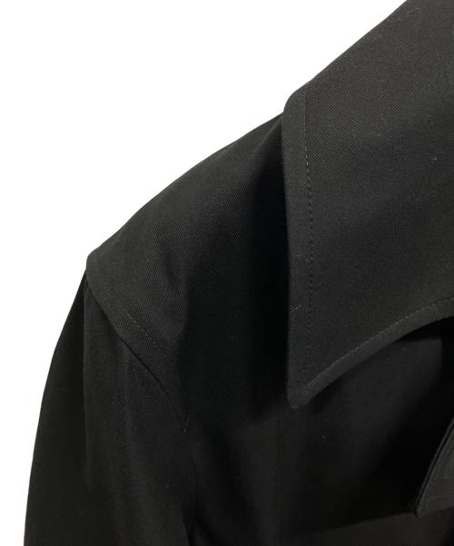 GRENFELL（グレンフェル）GRENFELL (グレンフェル) 裏チェックトレンチコート ブラック サイズ:38の古着・服飾アイテム