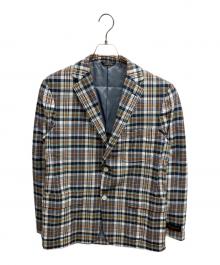 SOUTHWICK×SHIPS（サウスウィック×シップス）の古着「マドラスチェックテーラード ジャケット」｜マルチカラー