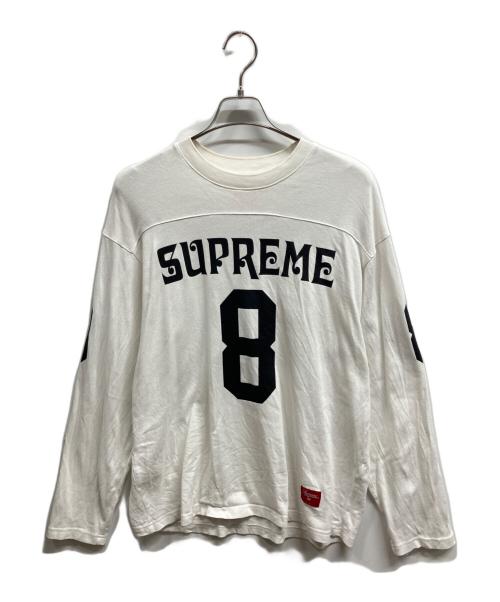 SUPREME（シュプリーム）SUPREME (シュプリーム) Affiliated L/S Football Top ホワイト サイズ:Mの古着・服飾アイテム