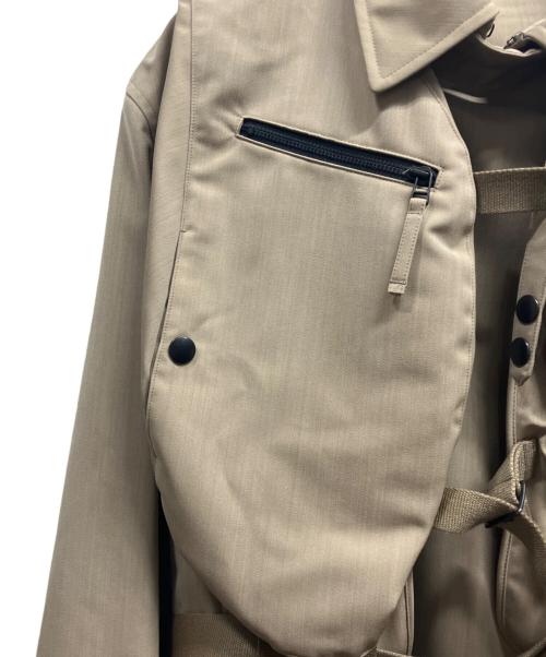 Jean Paul Gaultier homme（ジャンポールゴルチェオム）Jean Paul Gaultier homme (ジャンポールゴルチェオム) ドッキングトレンチコート ベージュ サイズ:48の古着・服飾アイテム