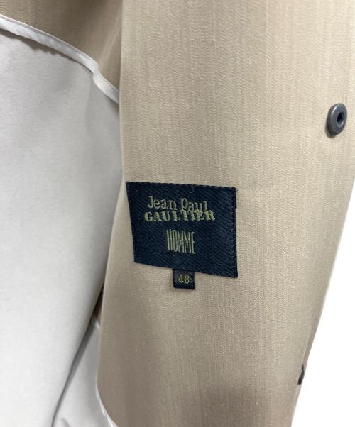 Jean Paul Gaultier homme（ジャンポールゴルチェオム）Jean Paul Gaultier homme (ジャンポールゴルチェオム) ドッキングトレンチコート ベージュ サイズ:48の古着・服飾アイテム