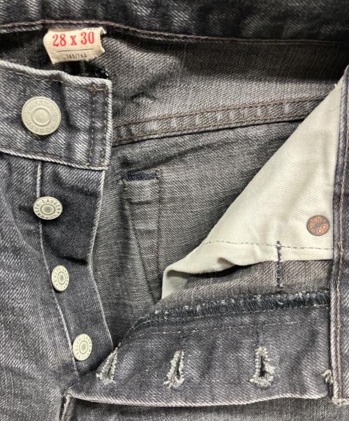 RRL（ダブルアールエル）RRL (ダブルアールエル) ウォッシュ加工 ストレートデニムパンツ ブラック サイズ: W28×L30の古着・服飾アイテム