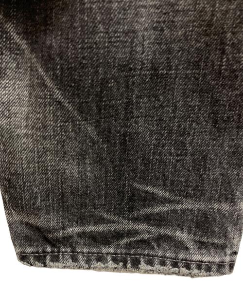 RRL（ダブルアールエル）RRL (ダブルアールエル) ウォッシュ加工 ストレートデニムパンツ ブラック サイズ: W28×L30の古着・服飾アイテム