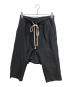 RICK OWENS（リックオウエンス）の古着「PODS SHORTS」｜ブラック