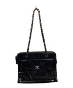 CHANELシャネル）の古着「ショルダーバッグ/CHANEL」｜ブラック