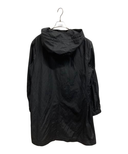 Y-3（ワイスリー）Y-3 (ワイスリー) オーバーサイズ ツイルフーデッドコート/	Y-3 ブラック サイズ:Mの古着・服飾アイテム