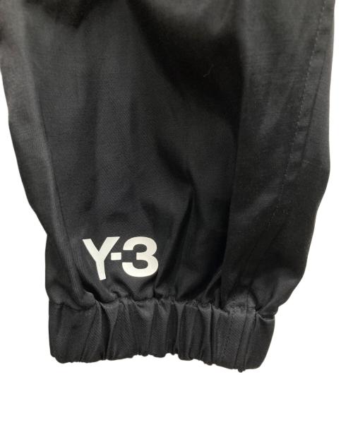 Y-3（ワイスリー）Y-3 (ワイスリー) オーバーサイズ ツイルフーデッドコート/	Y-3 ブラック サイズ:Mの古着・服飾アイテム