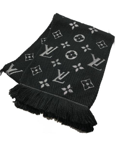 LOUIS VUITTON（ルイ ヴィトン）LOUIS VUITTON (ルイ ヴィトン) エシャルプ・ロゴマニア/	LOUIS VUITTON ブラック・グレーの古着・服飾アイテム