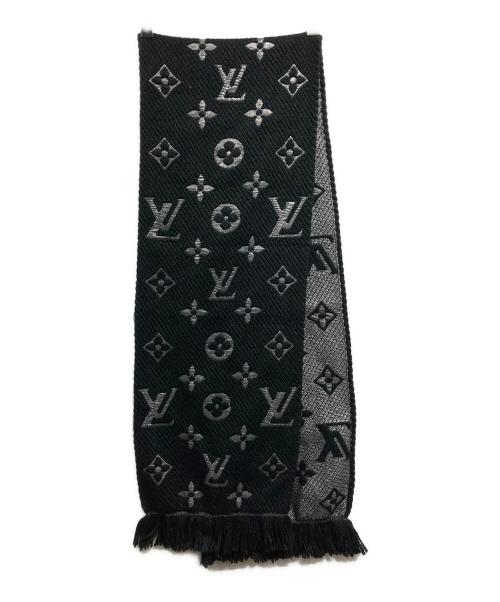 LOUIS VUITTON（ルイ ヴィトン）LOUIS VUITTON (ルイ ヴィトン) エシャルプ・ロゴマニア/	LOUIS VUITTON ブラック・グレーの古着・服飾アイテム