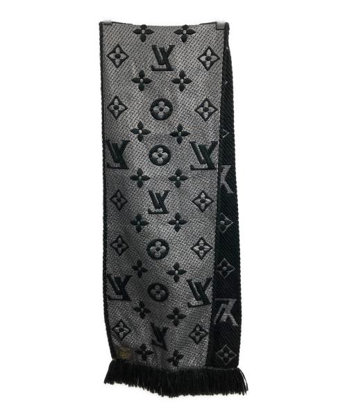 LOUIS VUITTON（ルイ ヴィトン）LOUIS VUITTON (ルイ ヴィトン) エシャルプ・ロゴマニア/	LOUIS VUITTON ブラック・グレーの古着・服飾アイテム