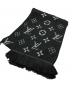 LOUIS VUITTON（ルイ ヴィトン）の古着「エシャルプ・ロゴマニア/	LOUIS VUITTON」｜ブラック・グレー