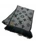 LOUIS VUITTON (ルイ ヴィトン) エシャルプ・ロゴマニア/	LOUIS VUITTON ブラック・グレー：35000円