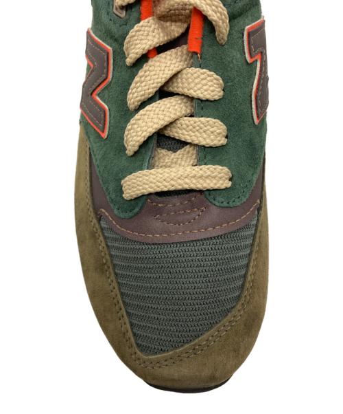 NEW BALANCE（ニューバランス）NEW BALANCE (ニューバランス) ローカットスニーカー ブラウン×グリーン サイズ:US7の古着・服飾アイテム