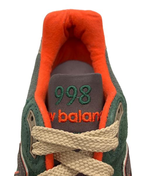 NEW BALANCE（ニューバランス）NEW BALANCE (ニューバランス) ローカットスニーカー ブラウン×グリーン サイズ:US7の古着・服飾アイテム