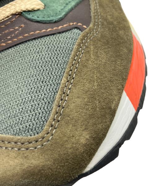 NEW BALANCE（ニューバランス）NEW BALANCE (ニューバランス) ローカットスニーカー ブラウン×グリーン サイズ:US7の古着・服飾アイテム