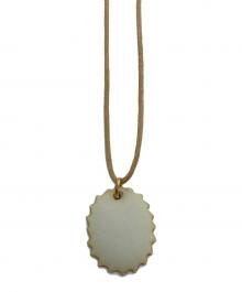SIRI SIRI（シリシリ）の古着「SHIPPŌ Necklace BEAR White」｜カーキ